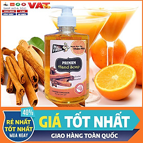 Nước rửa tay thảo mộc Premium Hand Soap Mr Fresh 500ml - an toàn cho da tay
