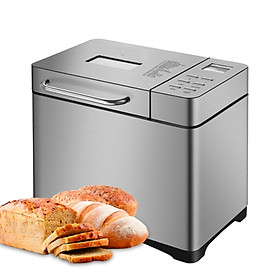 Máy làm bánh mì tự động 1KG 17 trong 1 Máy làm bánh mì lập trình 650W với 3 kích cỡ