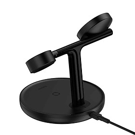 Mua Bộ sạc không dây Baseus Swan 3-in-1 Wireless Magnetic Charging Bracket 20W (hàng chính hãng)