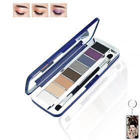 Hình ảnh Review Phấn mắt 8 ô siêu mịn Mira Aroma Shadow Palette 8 Colors Hàn Quốc (2g x8) No.2 tặng kèm móc khoá