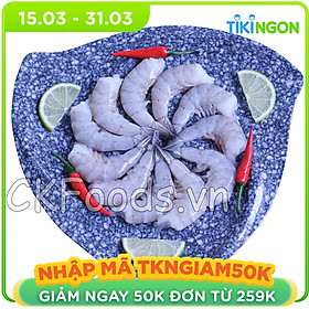 Tôm thẻ bỏ đầu - CKFoods - 300 g