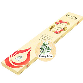 Nhang Sen Hương Tràm Liên Tâm 38cm 90 cây - Thanh lọc, diệt khuẩn, 100% Từ Lá Tràm tự nhiên