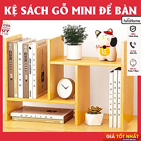 Mua  Loại 2 Kệ Sách Gỗ Để Bàn Năng Điều Chỉnh Được Kích Thước Để Sách Đồ Dùng Cá Nhân Bằng Decor Bàn Làm Việc Bàn Học