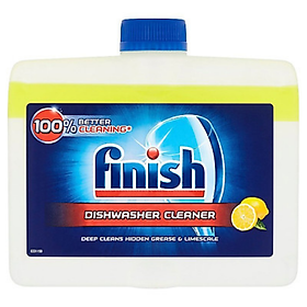 Dung dịch tẩy rửa máy rửa chén Finish Dishwasher Cleaner Lemon 250ml QT006774 - hương chanh