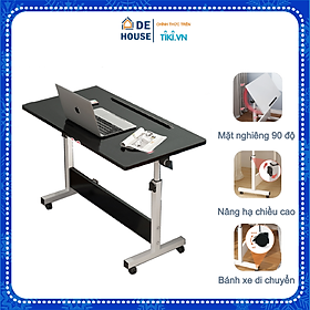 Mua Bàn Làm Việc Thông Minh Nâng Hạ Chiều Cao Có Bánh Xe Di Chuyển  Mặt Nghiêng Gấp Gọn Size To 80x50cm