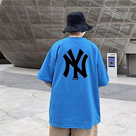 Áo thun NY unisex tay lỡ form rộng, áo phông nam nữ siêu đẹp thoáng mát – ST191 - babitrendy