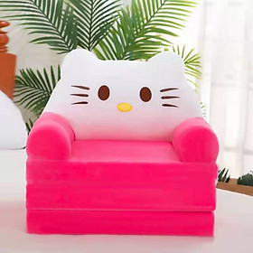 Mua Giường + Ghế Sofa 3 Tầng Ngộ Nghĩnh Cho Bé - Mèo Hồng