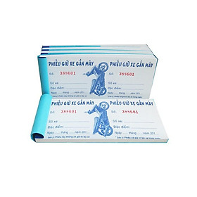 Phiếu giữ xe gắn máy 100T AT
