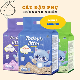  Cát vệ sinh đậu nành cho mèo - TODAY'S LITTER TOFU (7L)  - Hương tự nhiên/Original