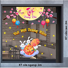 Mua DECAL TRANG TRÍ TRUNG THU 2023  COMBO SỐ 42