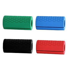 4 Pieces Grapsch Grip Thick Dumbbell Handles, Silicone Thick Bar Handles for Barbells And Dumbbells