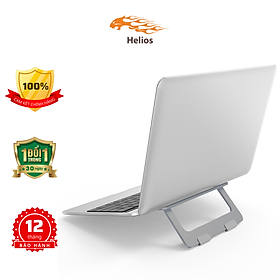 Giá Đỡ Dành Cho Laptop Macbook Để Bàn Chất Liệu Hợp Kim Nhôm Cao Cấp Hàng Nhập Khẩu Helios