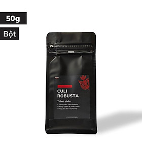 Cà phê rang xay CULI ROBUSTA 125g cafe nguyên chất đậm đà nhiều cafein pha