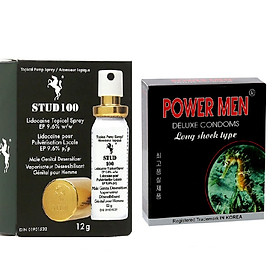 XỊT STUD 100 + Bao Cao Su power men