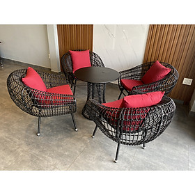 Bàn Ghế Cafe Ngoài Trời DEM2A223