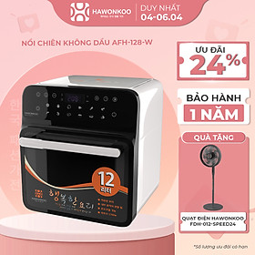 Nồi Chiên Không Dầu Điện Tử HAWONKOO AFH-128 12 Lít 1700W Hàng Chính Hãng Bảo Hành 12 Tháng - Thương Hiệu Hàn Quốc