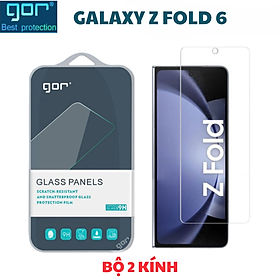 Bộ 2 kính cường lực màn hình ngoài Gor cho Samsung Galaxy Z Fold 6 - Hàng Chính Hãng