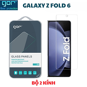 Bộ 2 kính cường lực màn hình ngoài Gor cho Samsung Galaxy Z Fold 6/ Z Fold 7 - Hàng Chính Hãng