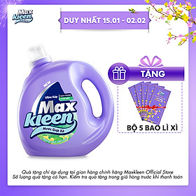 Chai Nước Giặt Xả Maxkleen Hương Vườn Sớm Mai (3.8kg)