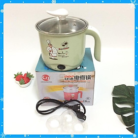 Mua Nồi nấu mì  nấu lẩu mini 1.6lit đồ dùng nhà bếp  - xanh lá - Hàng Chất Lượng