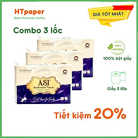 Combo 3 Lốc Giấy Vệ Sinh ASI Cao Cấp Không Lõi - 18 Cuộn