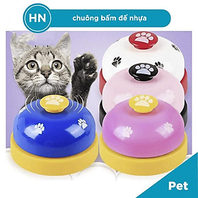 Chuông Bấm Đế Nhựa Huấn Luyện Thú Cưng - Phụ Kiện Cho Thú Cưng