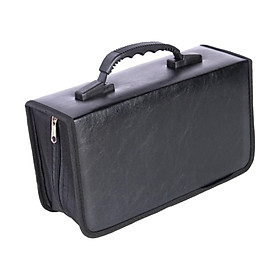 CD Storage Case CD DVD Carry Case Holder Wallet Large Capacity Zipper Organizer Bag DVD Package for Games Disc Office Car