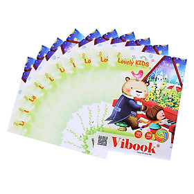Lốc 05 Quyển Tập Vibook - Gold Lovely Kids (100 Trang) - Mẫu Ngẫu Nhiên
