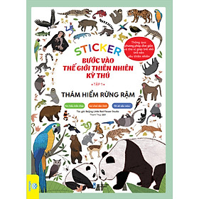 Sách - Combo 5 cuốn Sticker Bước Vào Thế Giới Thiên Nhiên Kỳ Thú Tập 1 - ndbooks