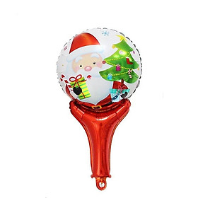Bong bóng cầm tay Xmas ông già Noel