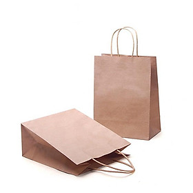 Túi giấy kraft shopping  25x14x30cm quai xách