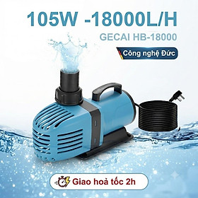Máy Bơm Chìm OU GECAI HB-18000 (105W - 18000L/H) Công Nghệ Đức, Siêu Êm, Đẩy 5.5m
