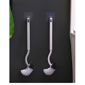 Mua Bàn chải cọ toilet 2 màu - cọ chà bồn cầu NXX01