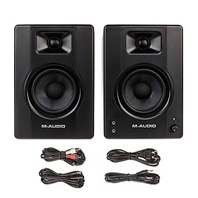 Hình ảnh [Một Cặp] M-Audio BX4 Loa Kiểm Âm (120W) - MAudio Studio Monitor Speaker for Gaming Music Production Live Streaming Hàng Chính Hãng