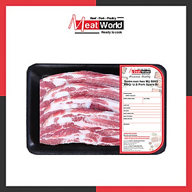 Sườn Non Heo Mỹ 500g Nướng BBQ- U.S Pork Spare Rib
