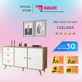 Mua Bàn sảnh ra vào gỗ hiện đại SMLIFE Caelada