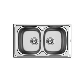 Chậu inox Hafele Claudius 565.86.381