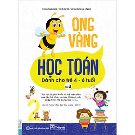 Nơi bán Sách Ong Vàng Học Toán Dành Cho Trẻ 4-6 Tuổi - Tập 3 - Giá Từ -1đ