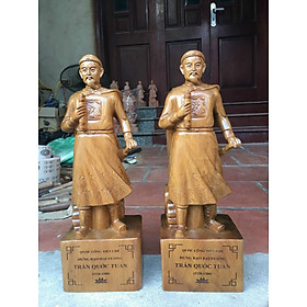 Mua Tượng trần hưng đạo vương gỗ bách xanh thơm nức kt cao 20