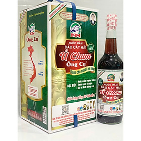 Nước mắm Ủ Chum dành cho người ăn nhạt, dung tích 650ml/chai