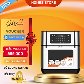 Mua Nồi Chiên Không Dầu Unie UE-1000 Tiêu Chuẩn Đức 10 Chương Trình Nướng Dung Tích 12 Lít Công Suất 1800W - Hàng Chính Hãng
