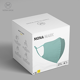 [ New Arrival ] - Hộp 30 chiếc Khẩu Trang N99 ngăn đến 99% hạt bụi siêu mịn có kích thước từ 0,3 Mircromet #MONA MASK