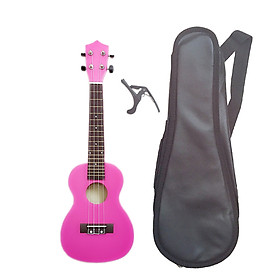 Đàn Ukulele Concert Woim 33A19 kèm bao da và capo nâng tông