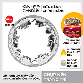 Chụp nến trang trí Yankee Candle - Matte Silver Kitten