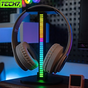 Giá treo tai nghe T12 Led RGB cảm biến âm thanh nháy theo nhạc hàng nhập khẩu