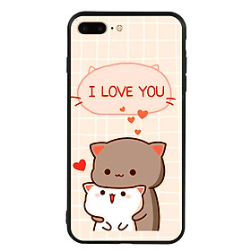 Ốp lưng viền TPU cho điện thoại Iphone 7 Plus/8 Plus - I Love U