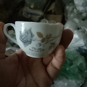 Mua Combo 6 Chén Hoa Hồng Uống Trà Có Quai