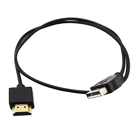 2xUSB to   Cable Male Charger Cable Splitter Adapter for HDTV DVD