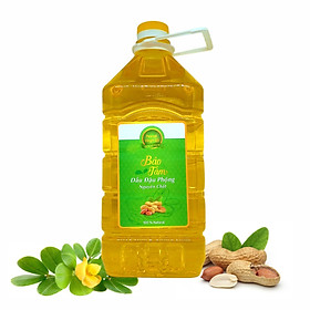 Dầu Phộng Nguyên Chất Bảo Tâm (Dầu Đậu Phộng Nguyên Chất, Dầu Lạc Nguyên Chất) – Sản xuất từ Hạt Đậu Phộng Sẻ Tự nhiên, Cao cấp, Hương vị tuyệt vời - Hàng Chính Hãng – 5 L