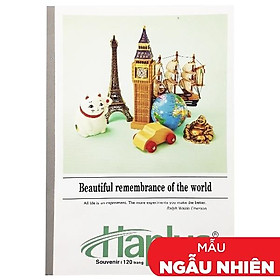 Vở Haplus Souvenir Kẻ Ngang 120 Trang 5754 (Mẫu Bao Bì Là Ngẫu Nhiên)